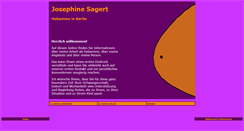 Desktop Screenshot of josephine-sagert.de